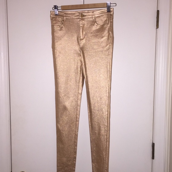 metallic jeans forever 21